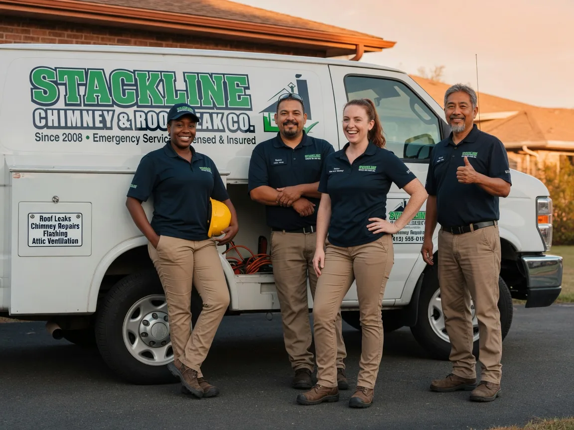 Chimney flashing repair company in Hanston, KS